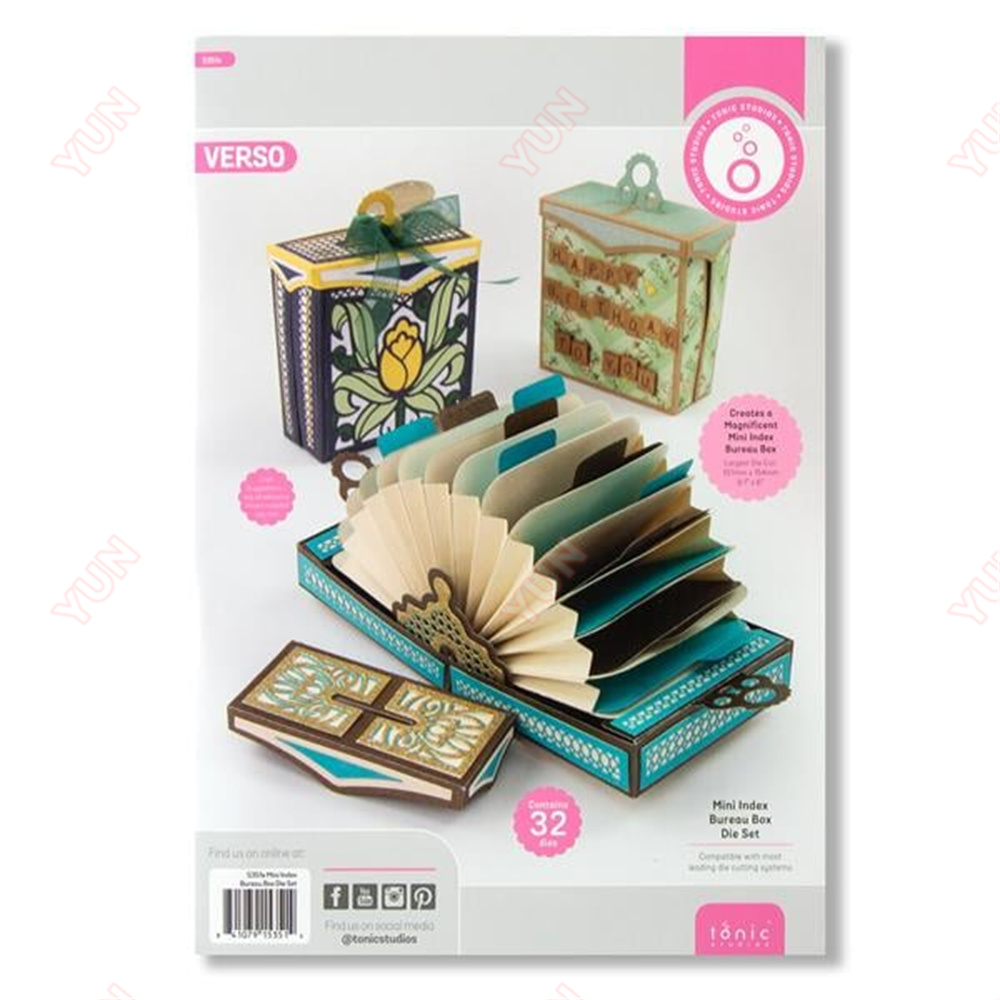 Mini Index Bureau Box Die Set  - Card Index Box incelemesi ve fiyatı