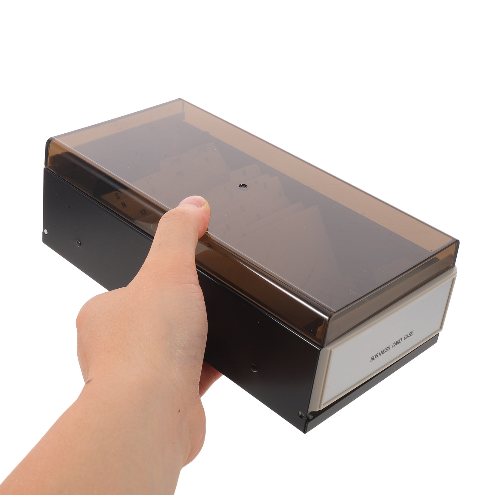 Business Card File Organizer L - Card Index Box incelemesi ve fiyatı