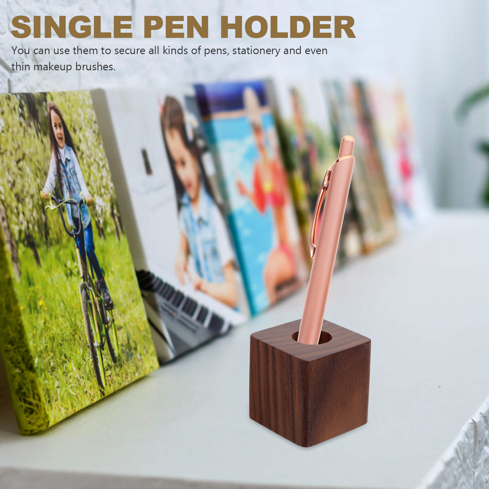 Walnut Pen Stand Single Holder - Pen Rest Single incelemesi ve fiyatı