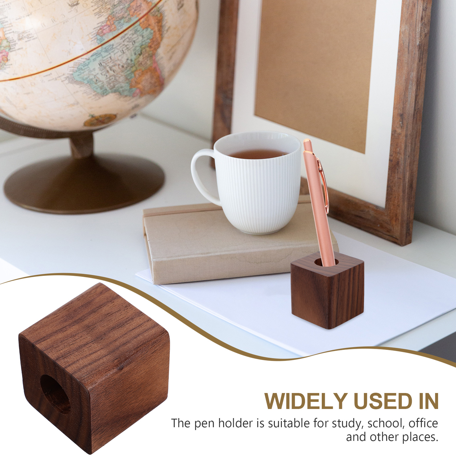 Walnut Pen Stand Single Holder - Pen Rest Single incelemesi ve fiyatı