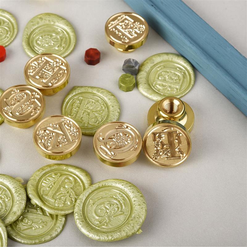 A-Z Vintage Sealed Wax Stamp H - Wax Seal Stamp Set incelemesi ve fiyatı