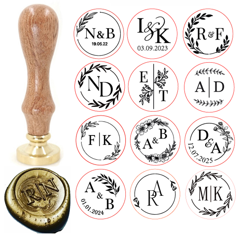 Custom brass wax seal Stamp wi - Wax Seal Stamp Set incelemesi ve fiyatı
