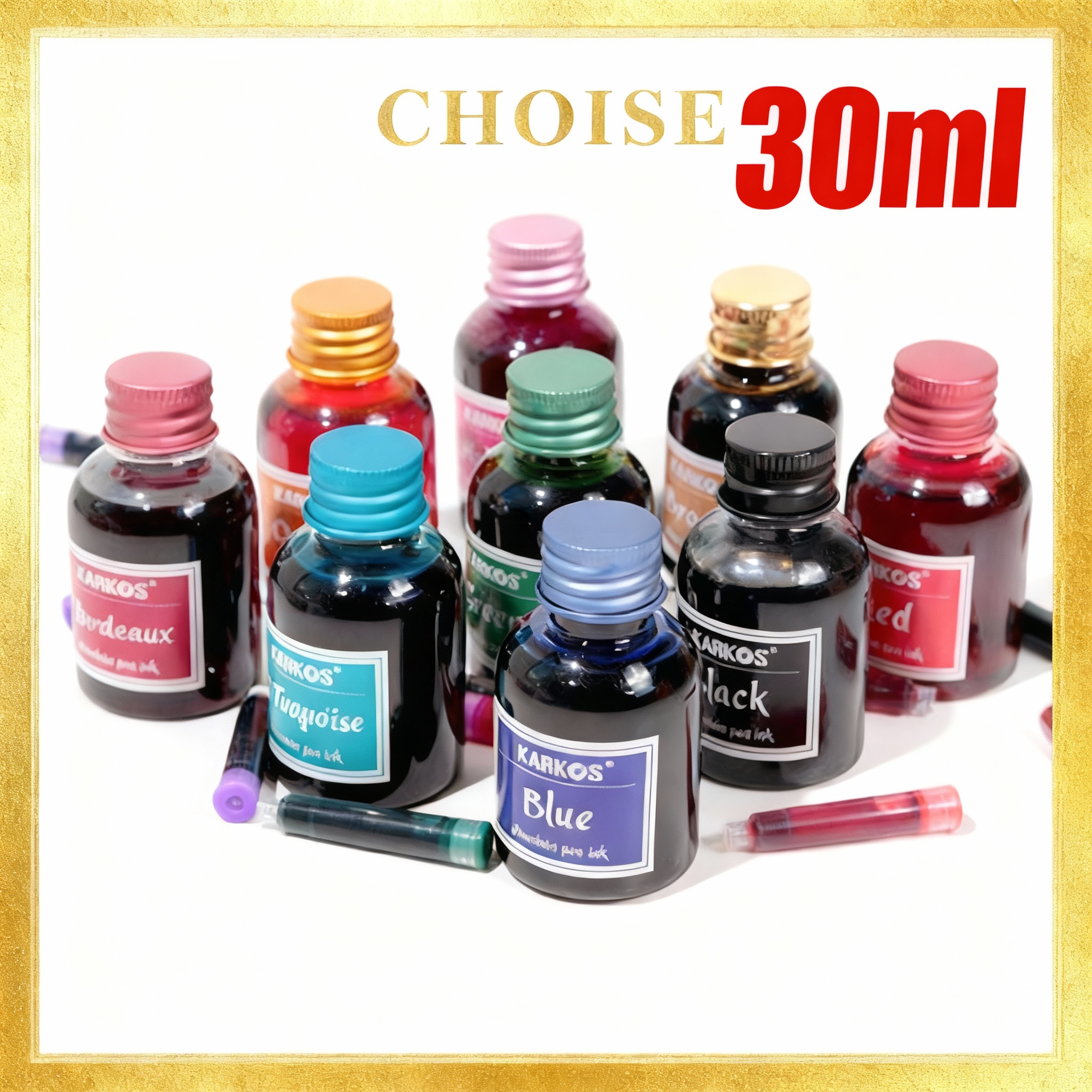 Pure Black Colorful Fountain P - Fountain Pen Bottled Ink incelemesi ve fiyatı