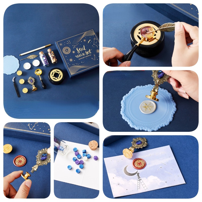 Starry Fire Lacquer Stamp Set  - Wax Seal Stamp Set incelemesi ve fiyatı