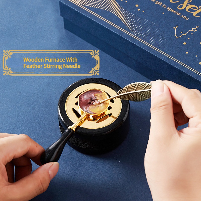 Starry Fire Lacquer Stamp Set  - Wax Seal Stamp Set incelemesi ve fiyatı