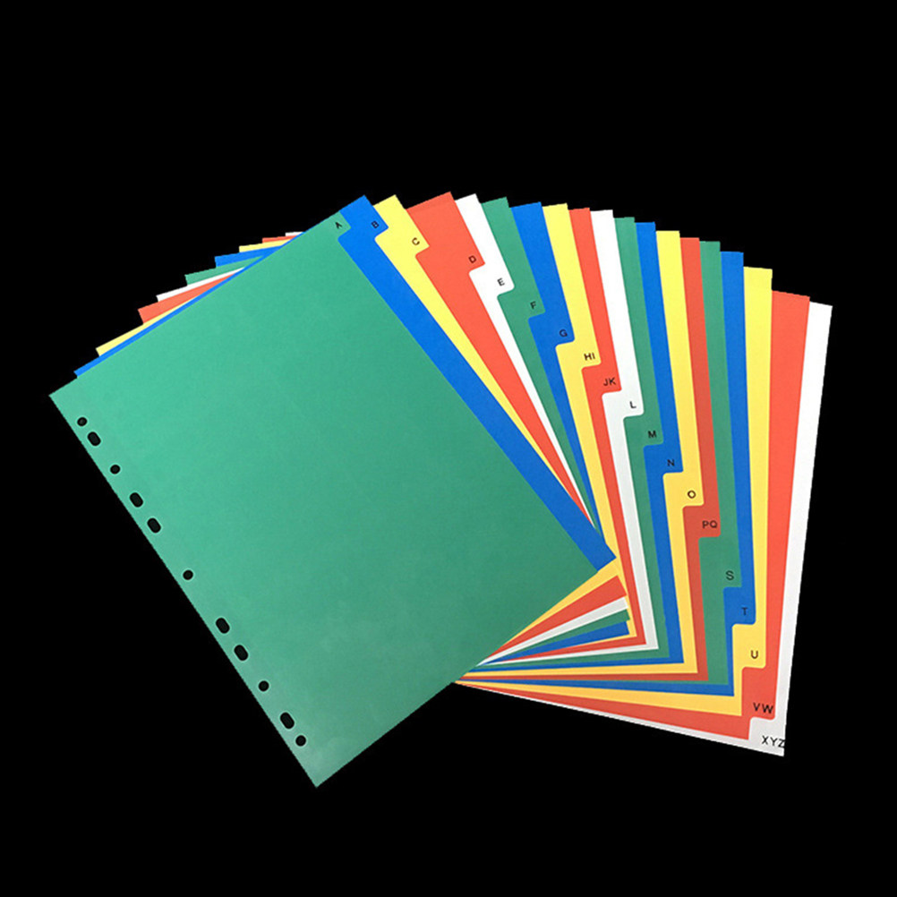 40Pcs A4 Multi-Color Insertabl - Tab Divider A4 incelemesi ve fiyatı