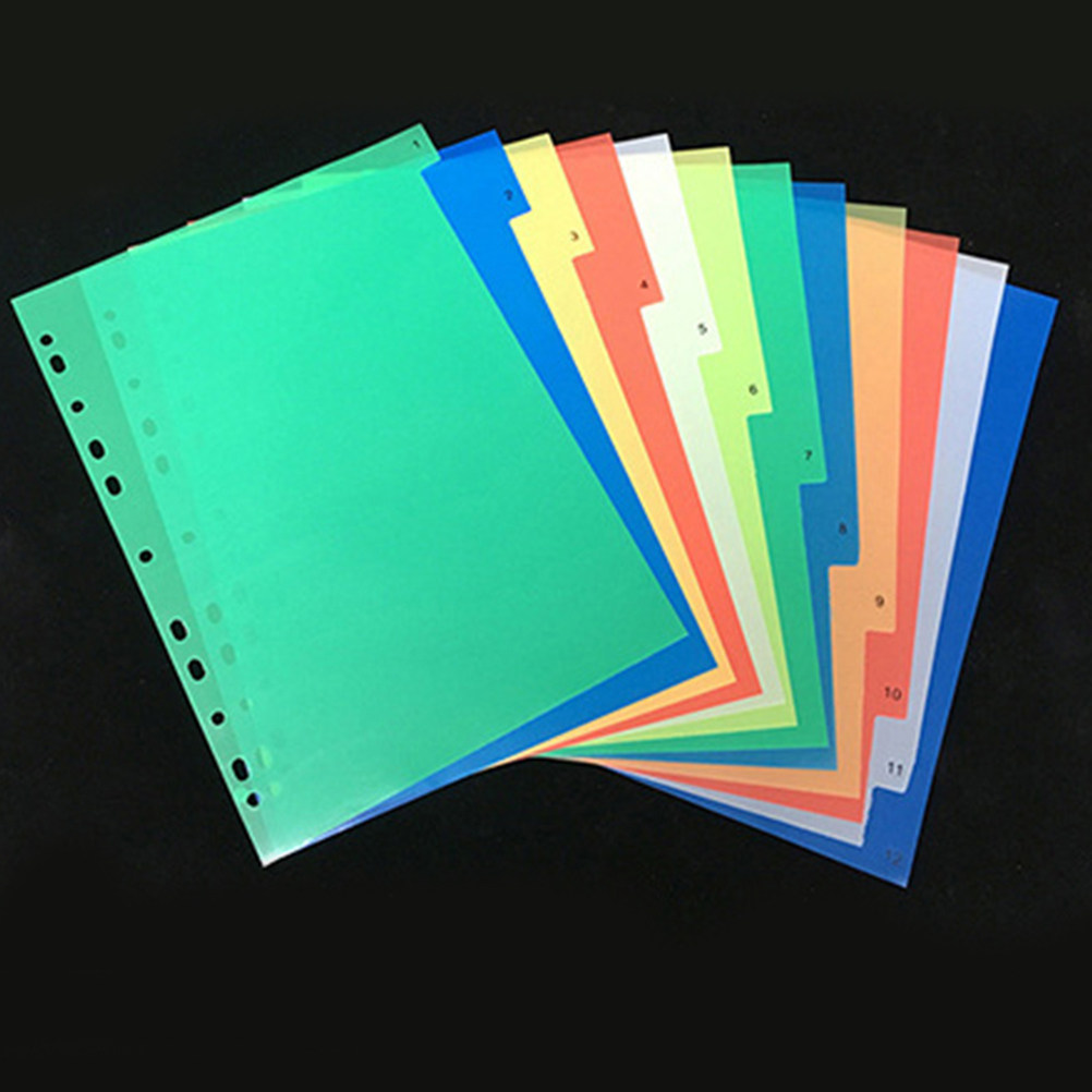 40Pcs A4 Multi-Color Insertabl - Tab Divider A4 incelemesi ve fiyatı
